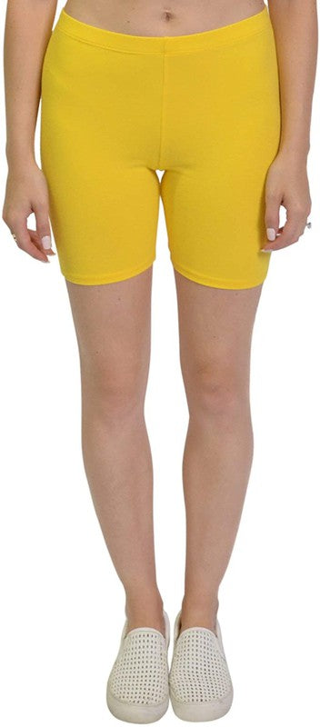 JUNIORS COTTON BIKER SHORTS