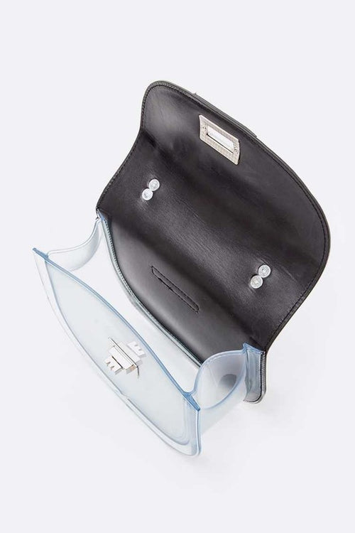 Rounded Bottom Transparent Stadium Swing Bag