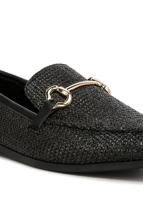 Jiro Horsebit Detail Flat Loafers