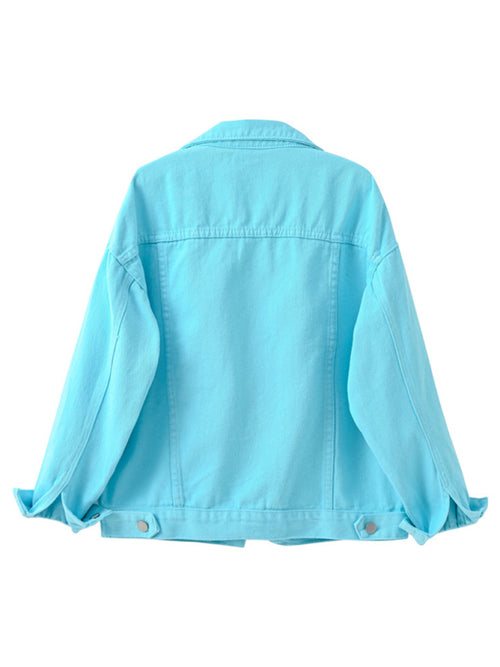 Women's New Colorful Large Size Denim Jacket