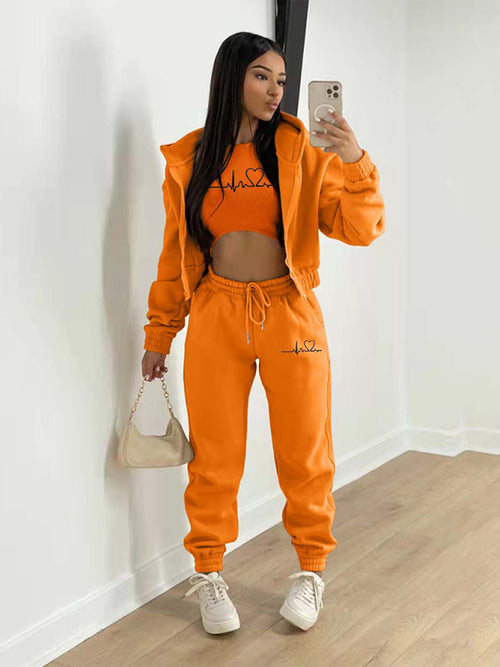 Women’s Casual Leisure Two-Piece Jogger Set